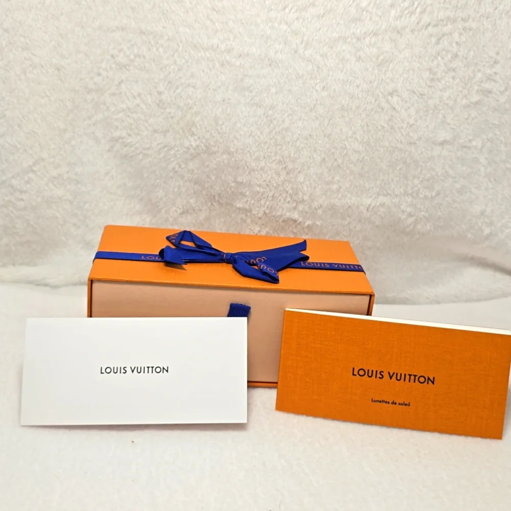Louis Vuitton Orange and Blue Sunglasses Gift Box